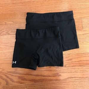 Under armor spandex shorts